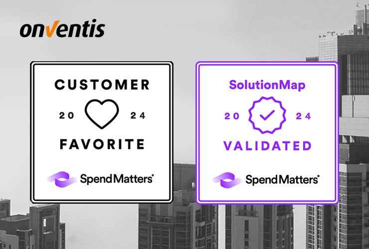 Onventis Shines as Customer Favorite in Spend Matters Spring '24 SolutionMap