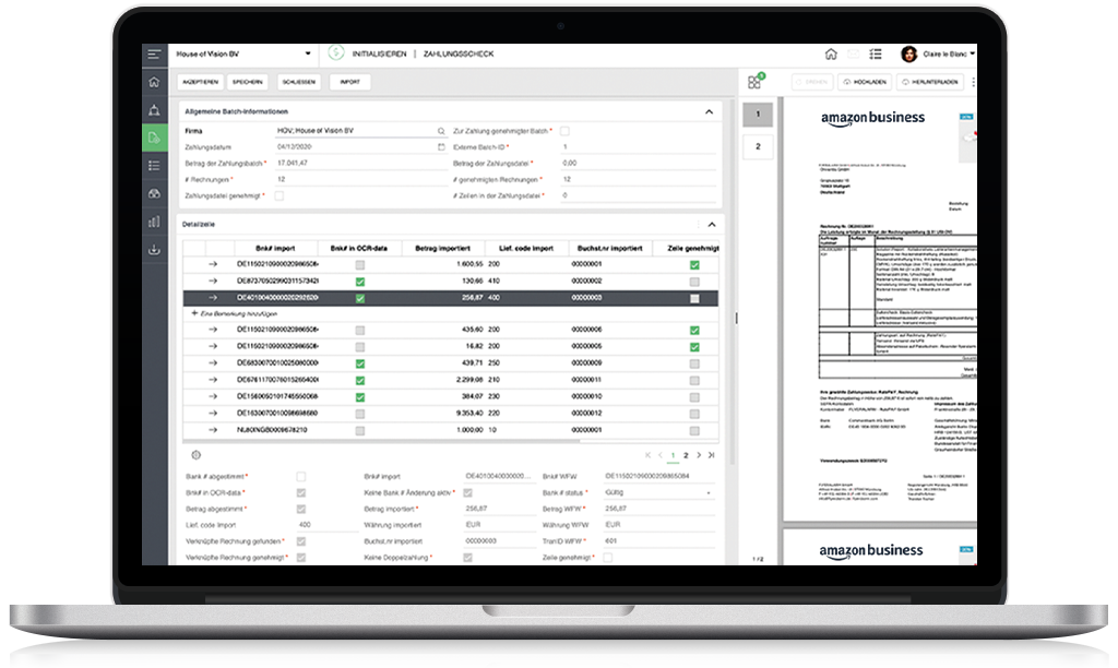 Amazon Business - Onventis Invoice