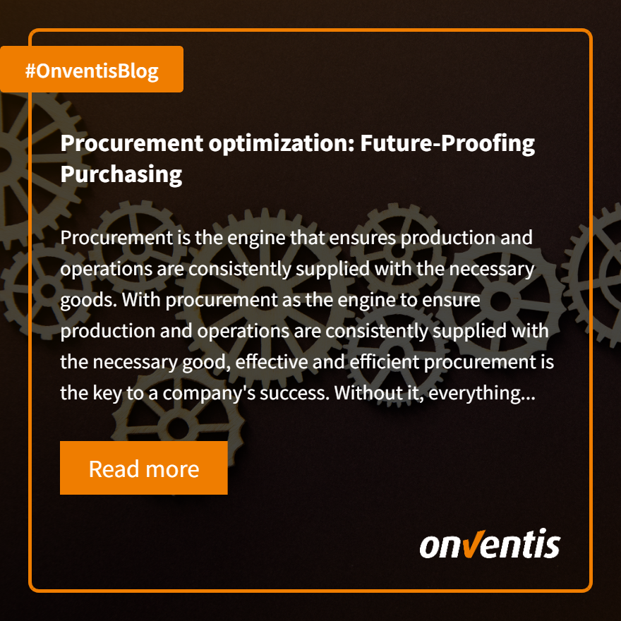 Procurement optimization: Future-Proofing Purchasing