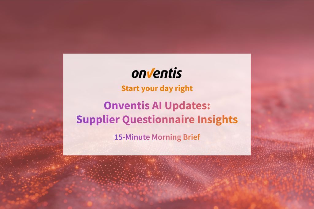 Questionnaire Insights: More Transparency in Supplier Management with AI